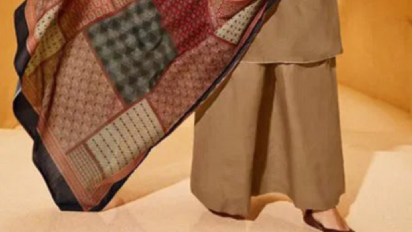 Latest style casual wear women's salwar kameez plazzo pant suit