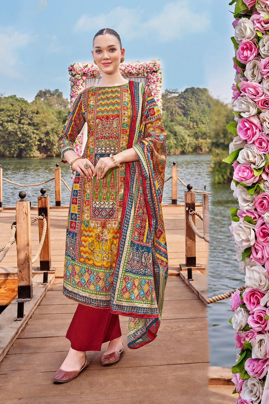 maroon cotton wear speaks tradition and boldness – perfect for weddings and festive nights.
