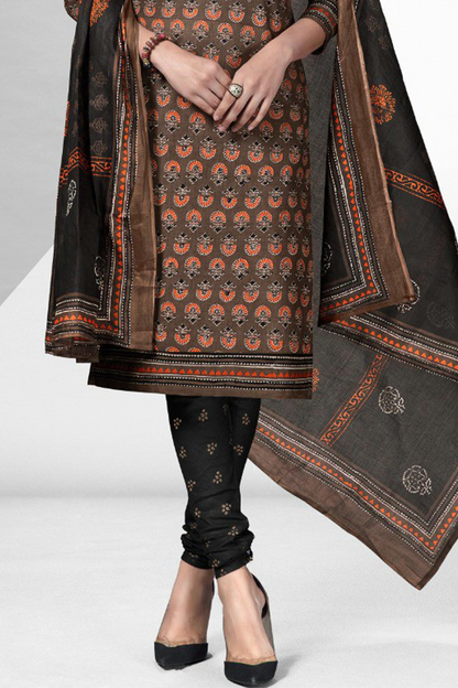 Brown cotton wear speaks tradition and boldness – perfect for weddings and festive nights.