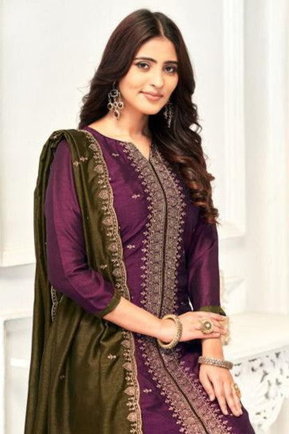 Wine cotton outfit with deep, regal tones—perfect for special gatherings, evening wear, and adding elegance to everyday style.

