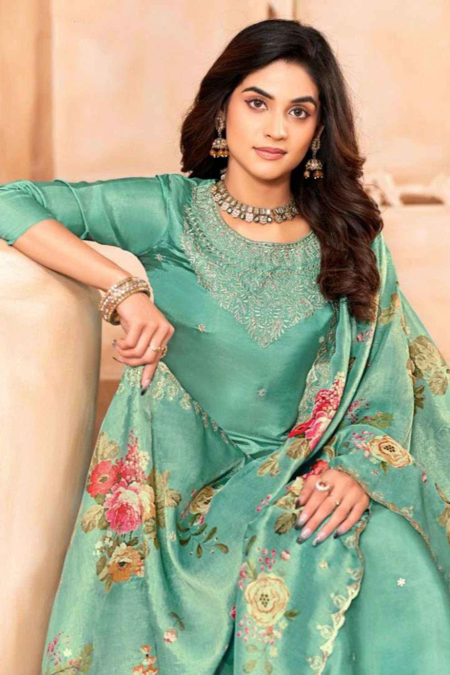 Light green cotton wear brings a fresh and soothing vibe, ideal for daytime outings and comfortable everyday elegance.
