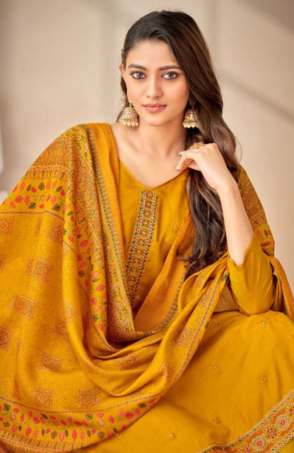 Yellow colour cotton wear brings sunshine and joy – ideal for Haldi, Eid, or summer events.

