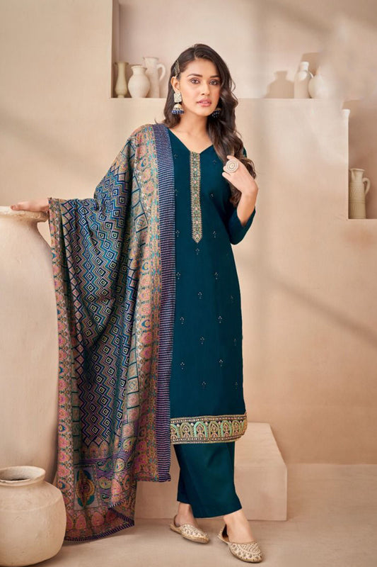 Blue colour cotton wear offers calm elegance – a versatile pick for every occasion.

