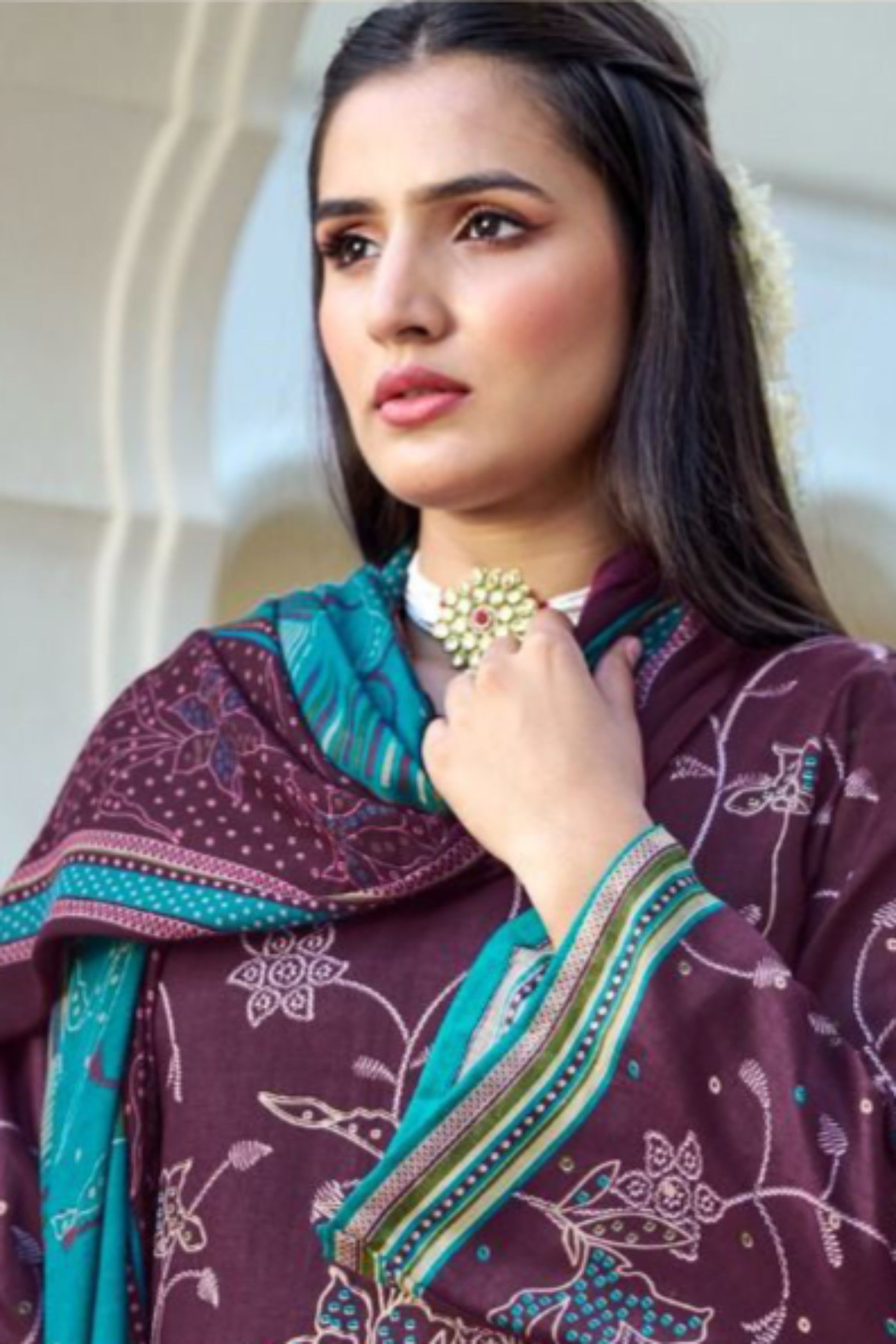 Wine color salwar kameez adds a rich, elegant touch to your ethnic wardrobe, perfect for festive evenings and special celebrations.
