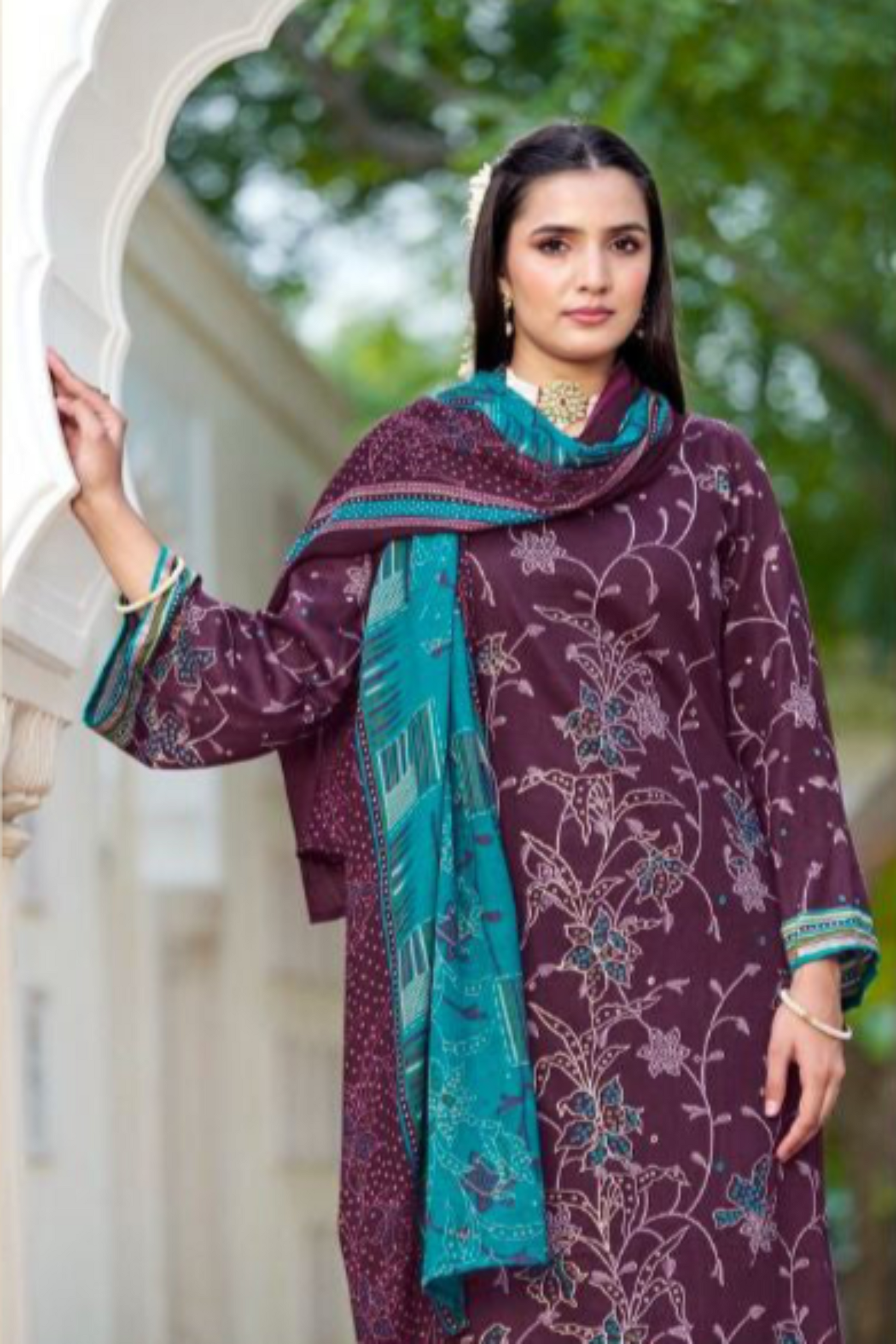 Wine color salwar kameez adds a rich, elegant touch to your ethnic wardrobe, perfect for festive evenings and special celebrations.
