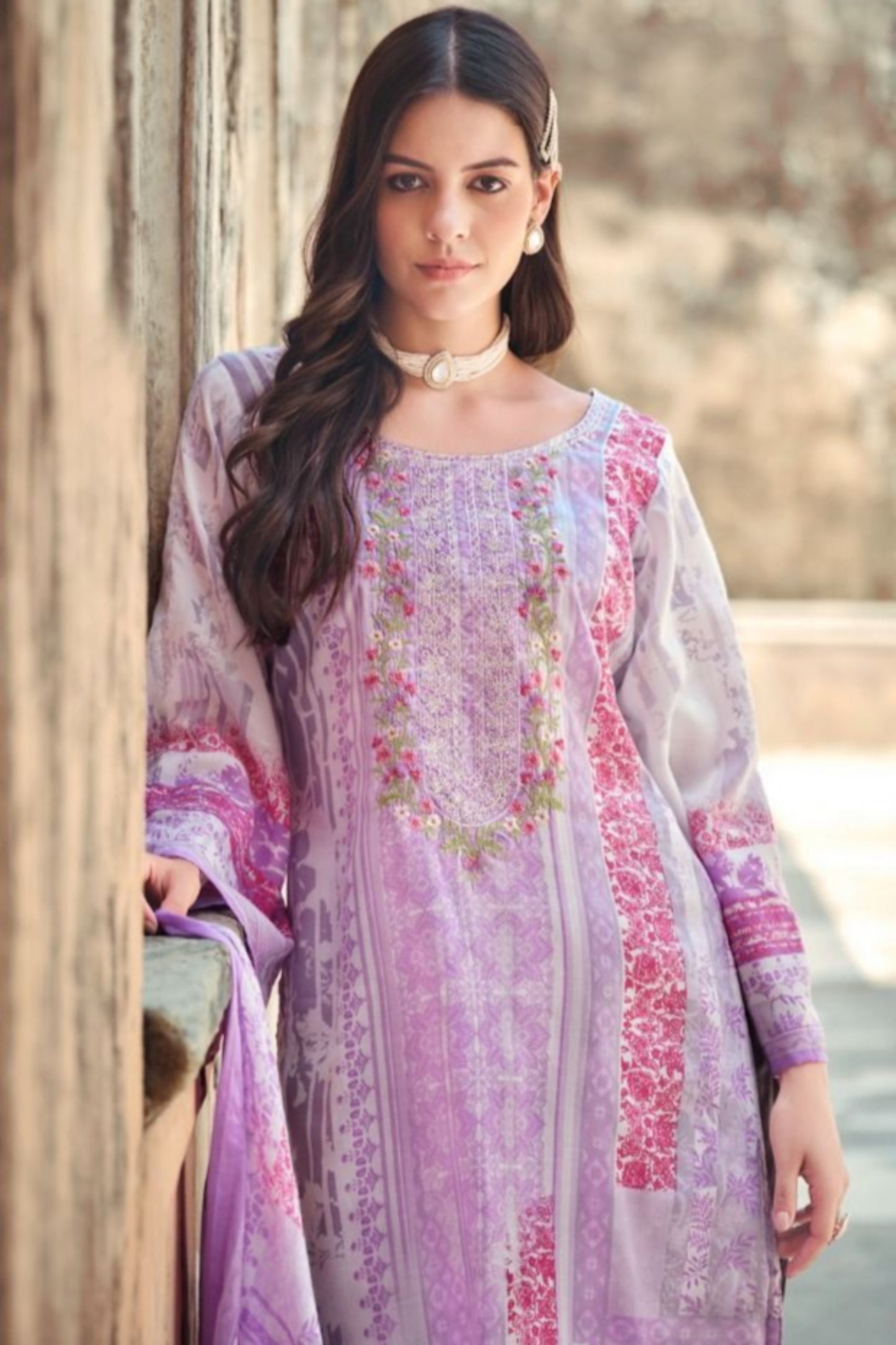Purple salwar kameez adds a regal and elegant touch, perfect for festive occasions and evening gatherings.
