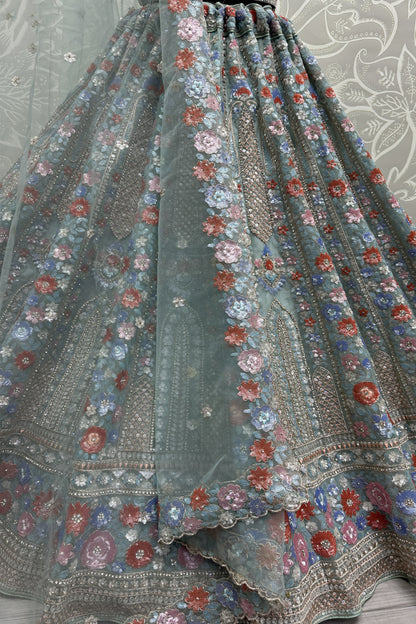 "Traditional lehengas for modern Indian Americans."
