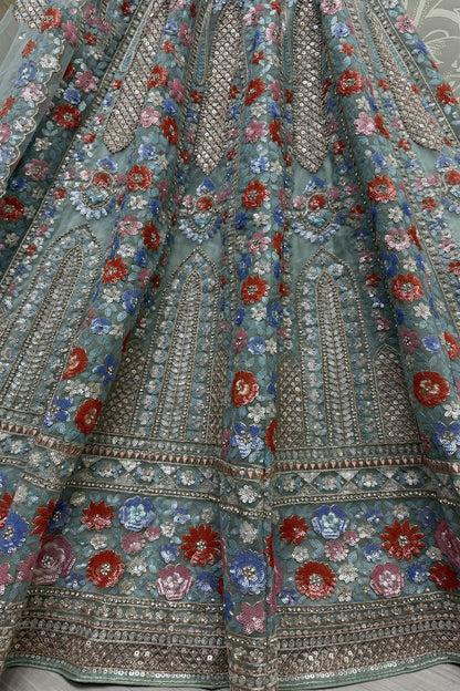 "Traditional lehengas for modern Indian Americans."
