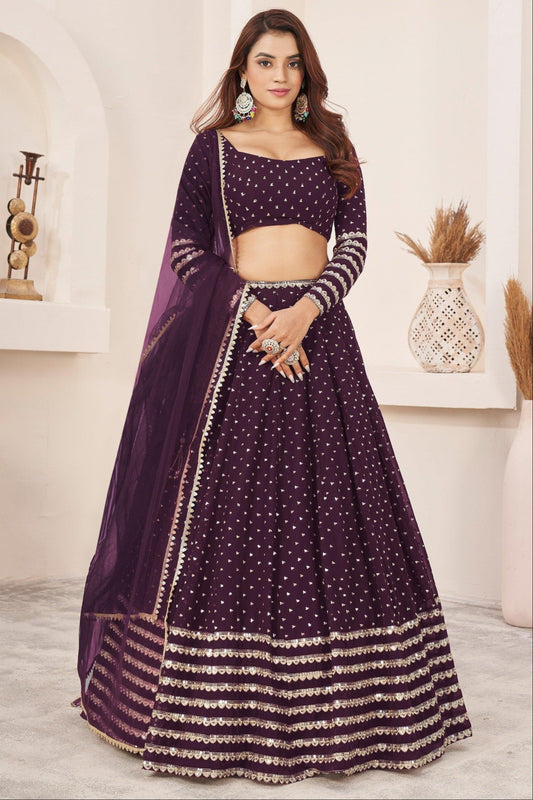 "Celebrate Indian roots in the U.S. with our lehengas."
