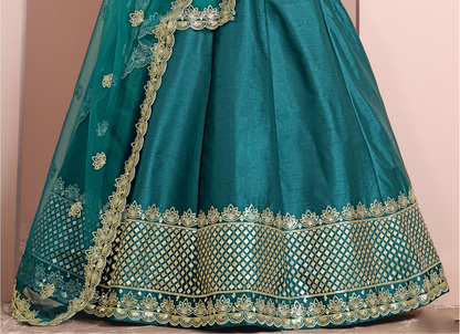 "Lehengas for Indian weddings in the USA."
