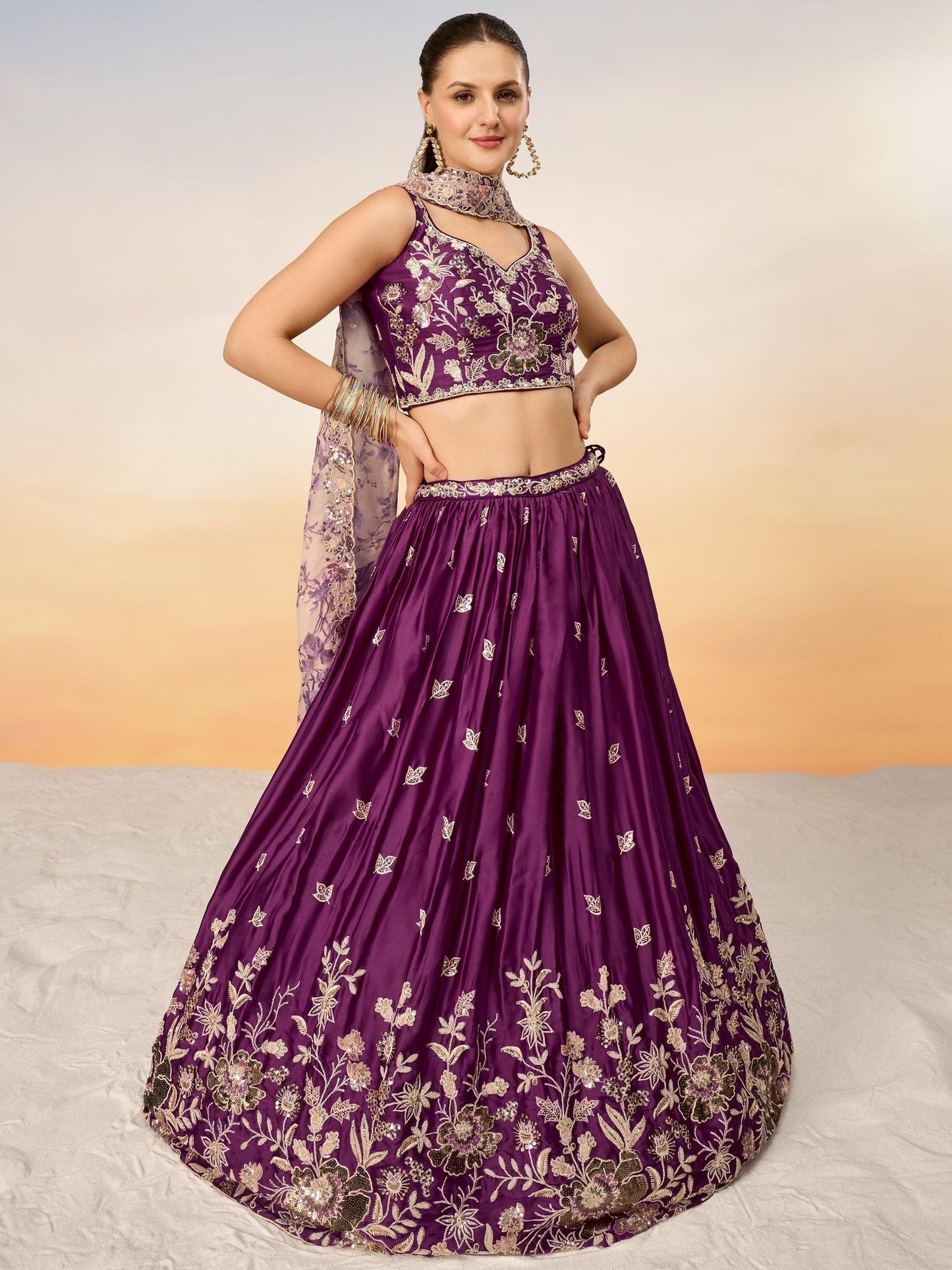 Crafted for queens—bridal lehengas that radiate opulence and charm.
