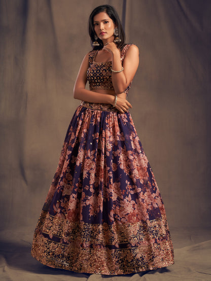 "Lehengas for Indian weddings in the USA."
