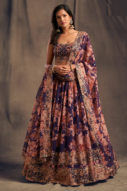 "Lehengas for Indian weddings in the USA."
