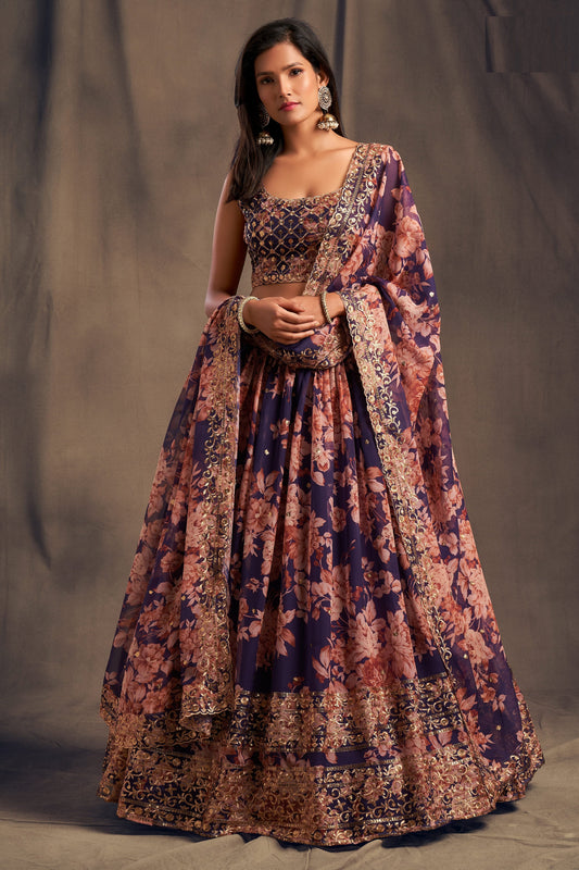 "Lehengas for Indian weddings in the USA."
