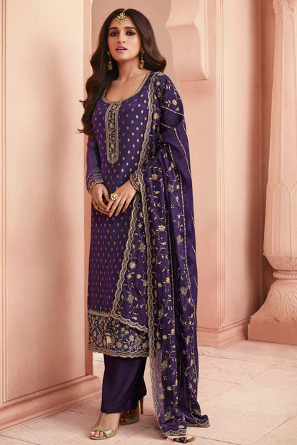 Affordable Purple Embroidered Salwar Kameez, Ethnic Party Wear 