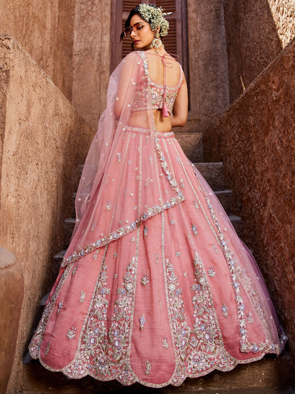 "Traditional lehengas for modern Indian Americans."
