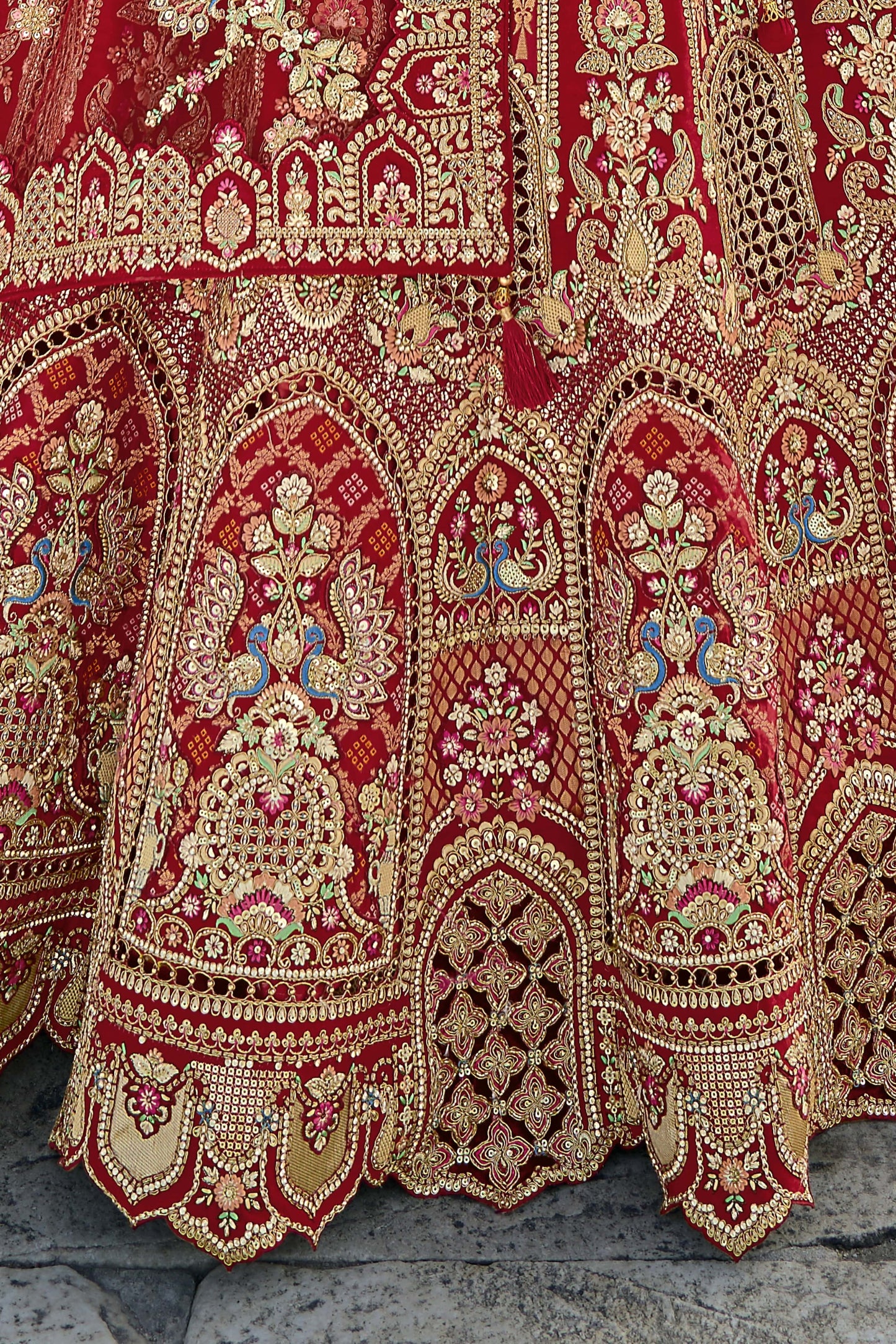 "Dazzling lehengas for Eid and Diwali in the USA."
