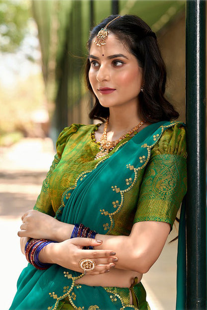 "Desi lehengas for American celebrations."
