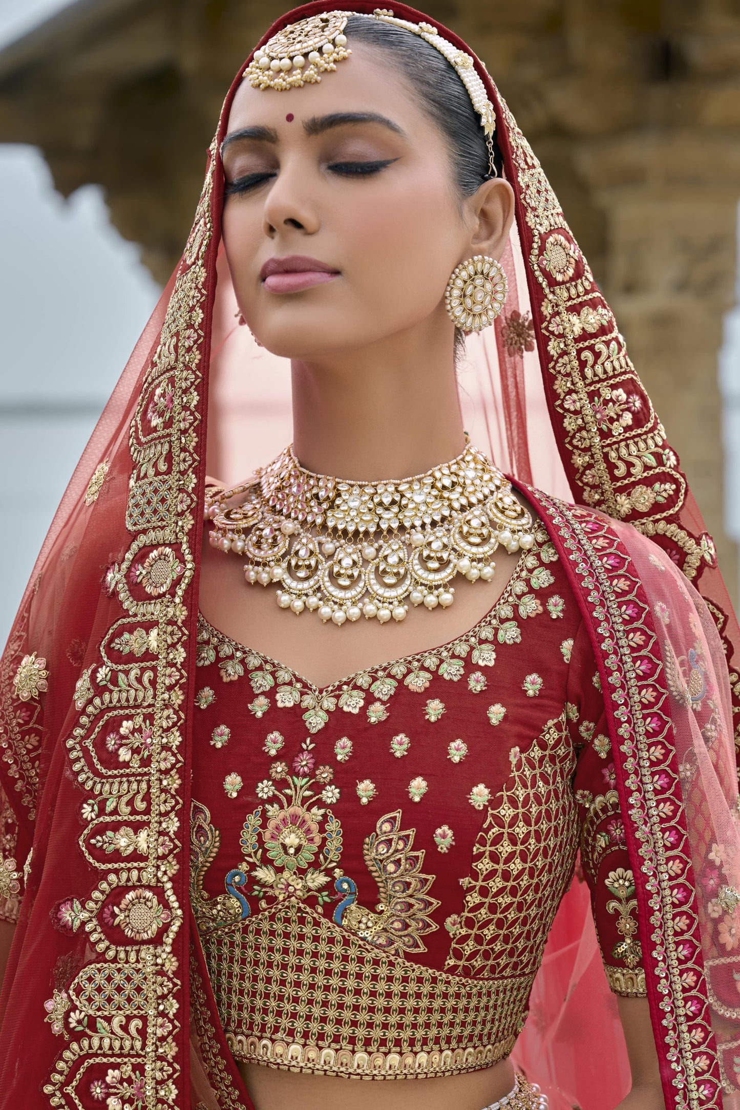 "Dazzling lehengas for Eid and Diwali in the USA."
