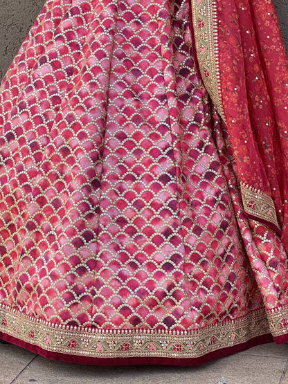 "Traditional lehengas for modern Indian Americans."
