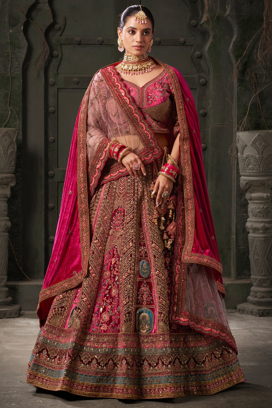 Where heritage meets haute couture—discover your dream bridal lehenga.
