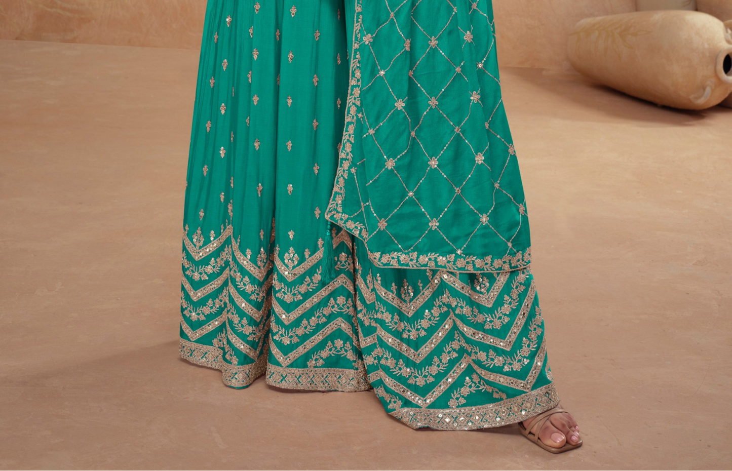 Sequin Anarkali dress for night events USA
