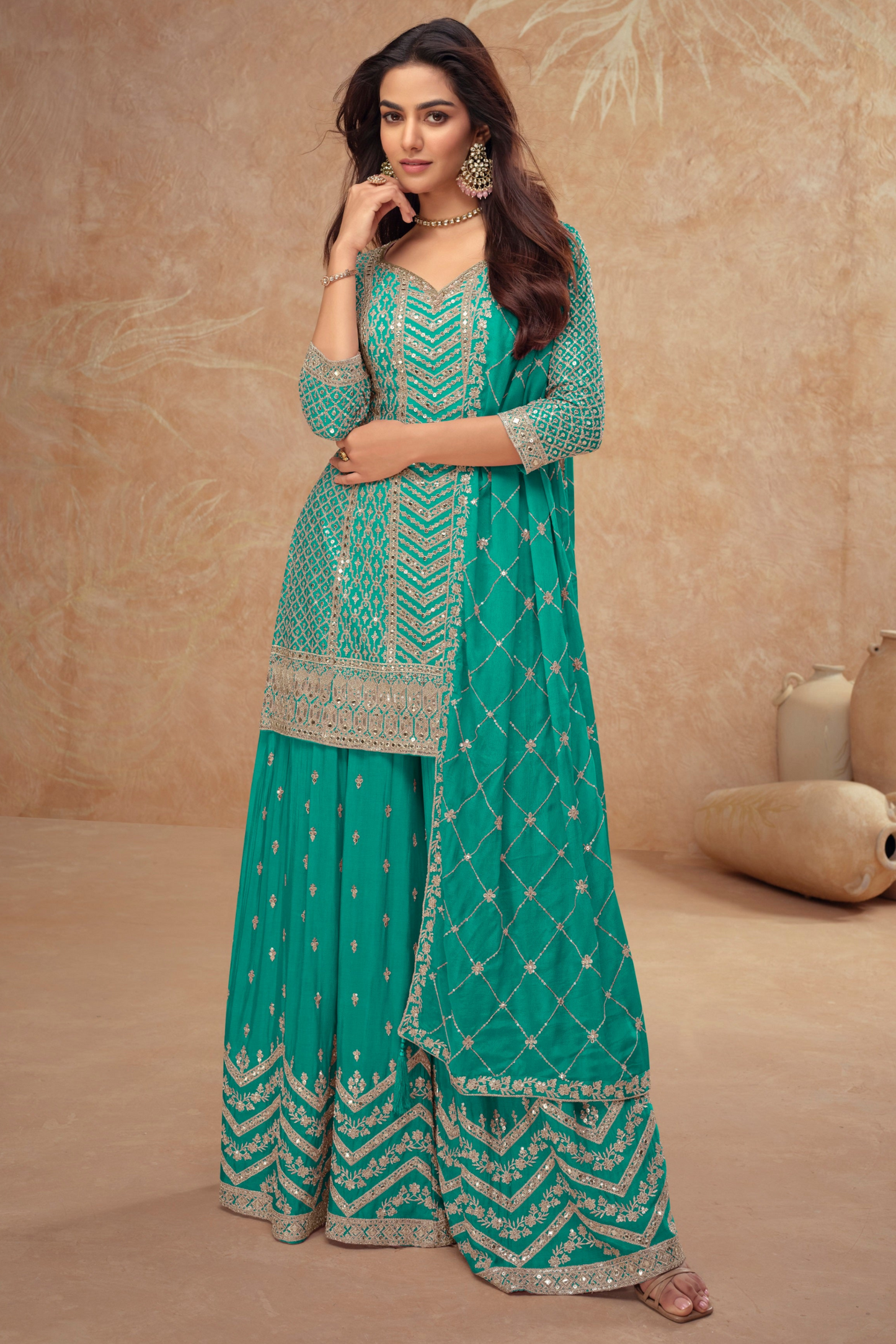 Sequin Anarkali dress for night events USA
