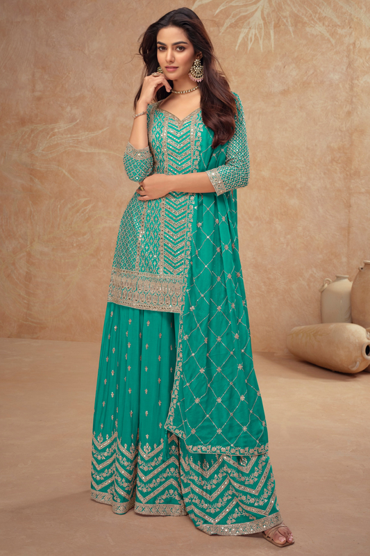 Sequin Anarkali dress for night events USA
