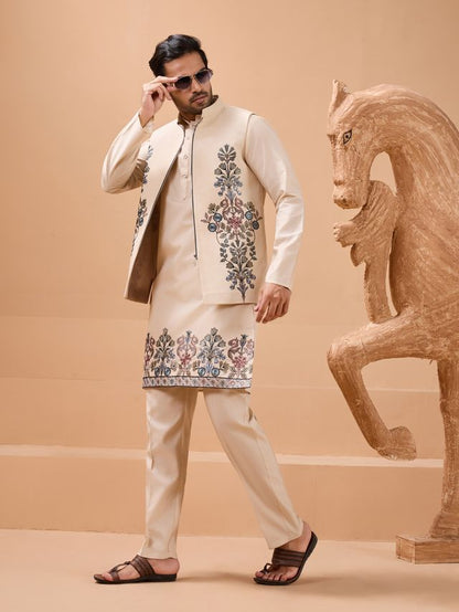 Embroidered Kurta For Special Occasion Wear 