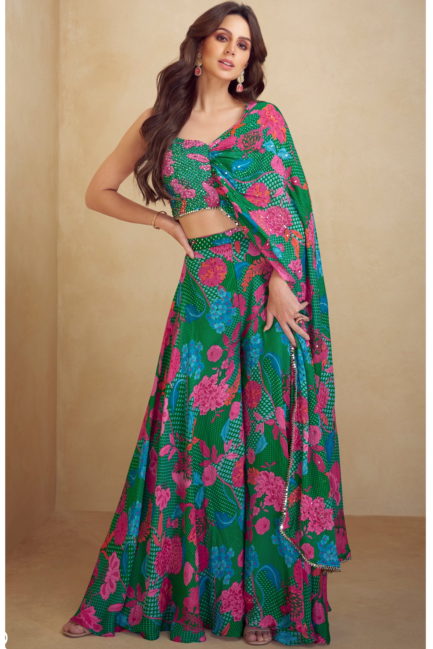 Elegant Designer Anarkali Gown Suit for Weddings and Parties, perfect Indian ethnic wear for women.