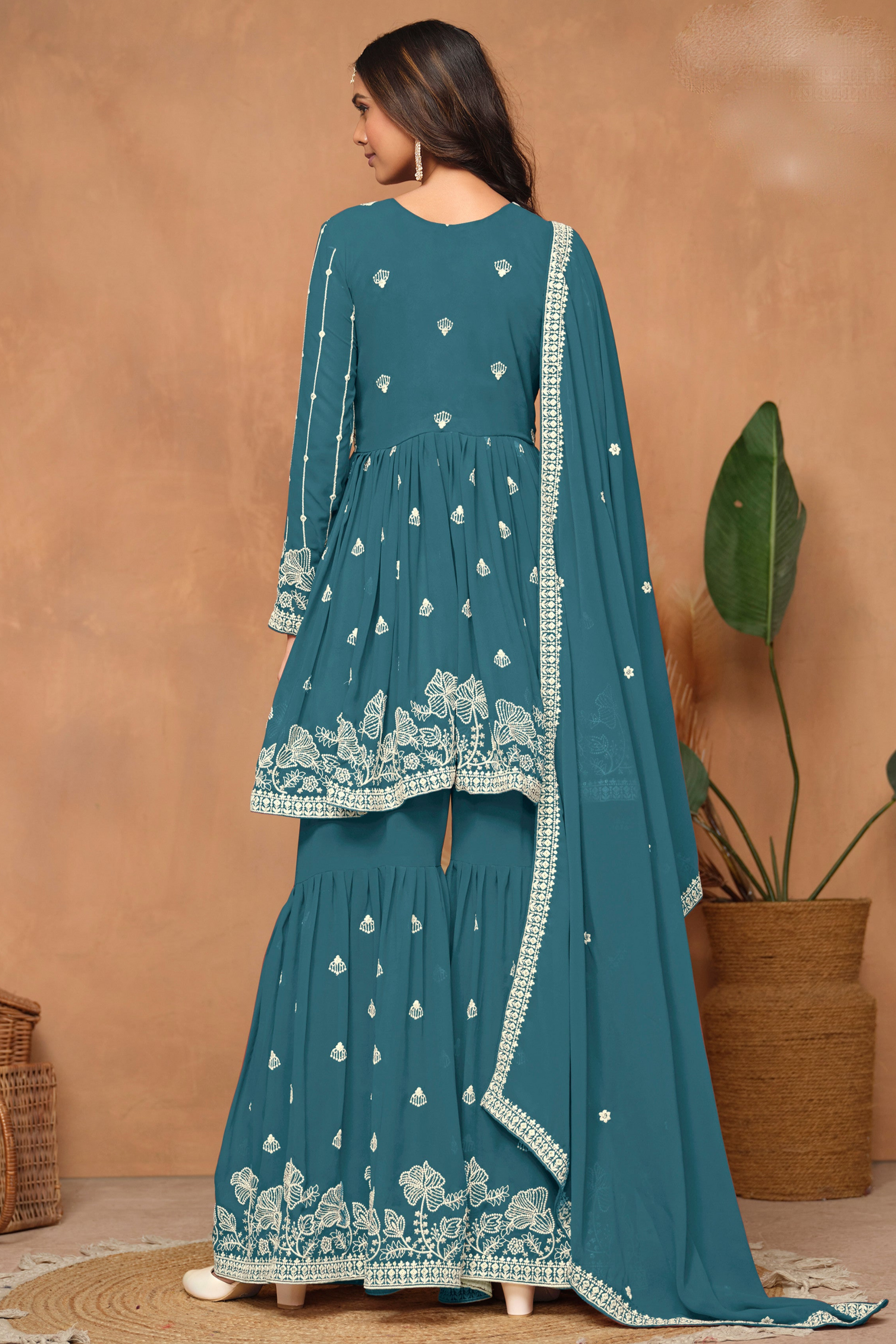 Mother’s Day special Sharara suit stitched USA
