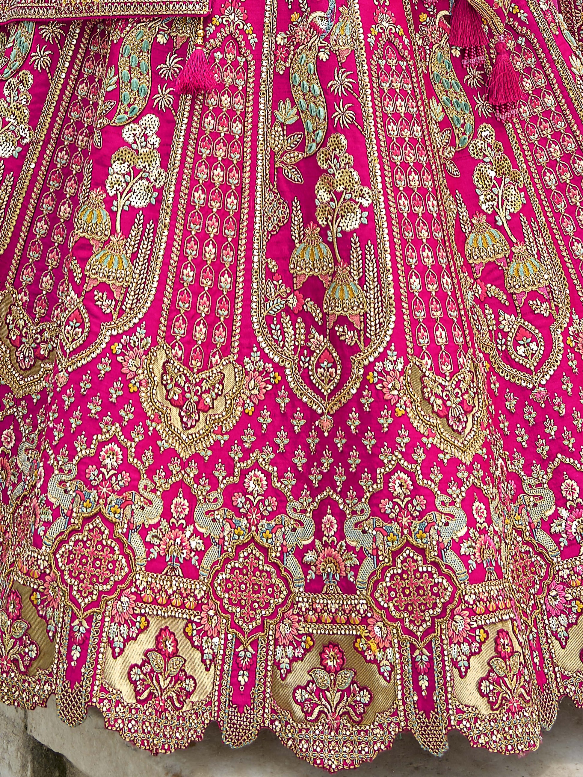 Make a royal statement in lehengas designed for unforgettable celebrations.
