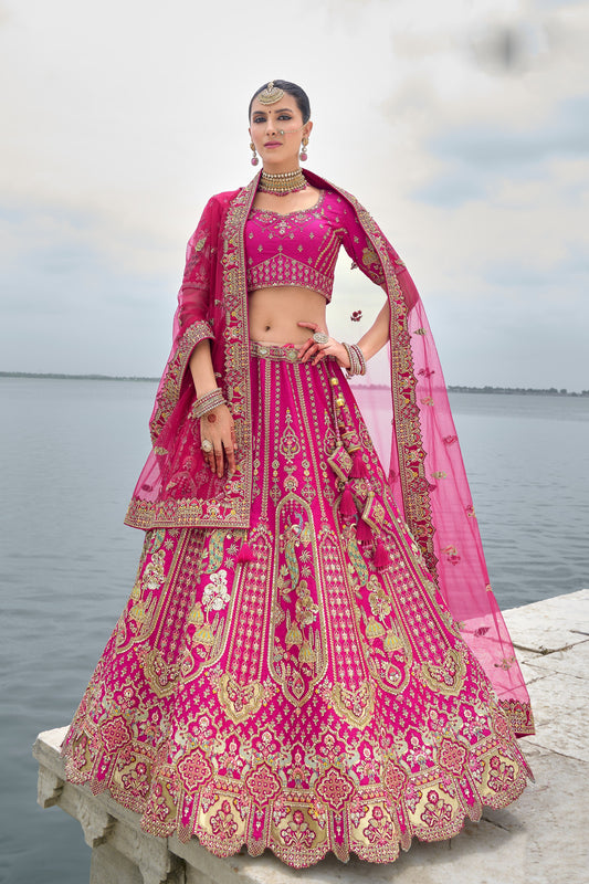 Make a royal statement in lehengas designed for unforgettable celebrations.
