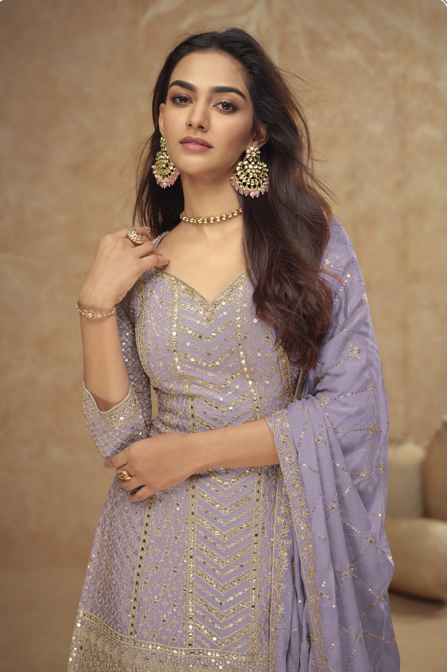 Sangeet Functions Party Wear Shalwar Kameez Dupatta Dresses For Female 