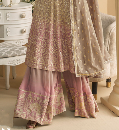 Designer Pakistani Wear Stylish Salwar Kameez Plazzo With Dupatta Dress