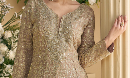 Designer Pakistani Wear Stylish Salwar Kameez Plazzo With Dupatta Dress