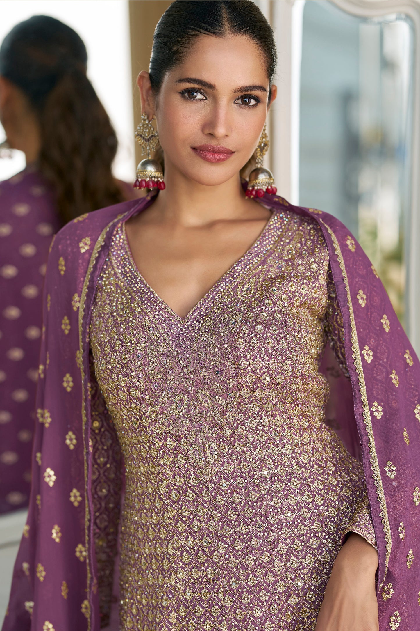 Wedding Party Wear Readymade Salwar Kameez Plazzo With Dupatta Ethnic Wear for USA