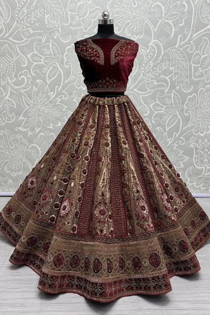 Indian Wedding Bridal Design Sequins Diamond work Heavy Lehenga Choli