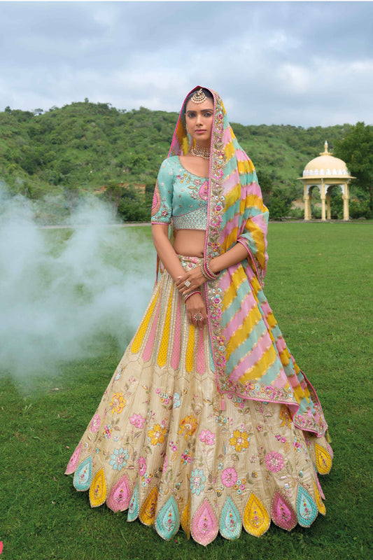 "Lehengas made for Indian functions across the USA."
