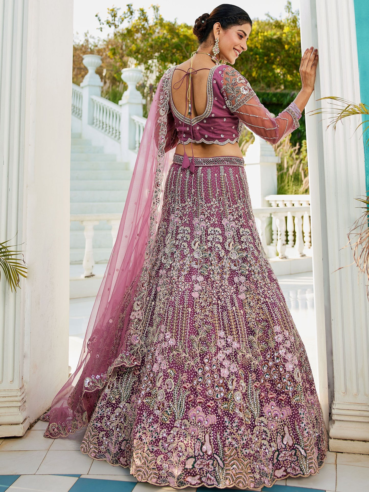 "Gorgeous lehengas for Indian events in the U.S."
