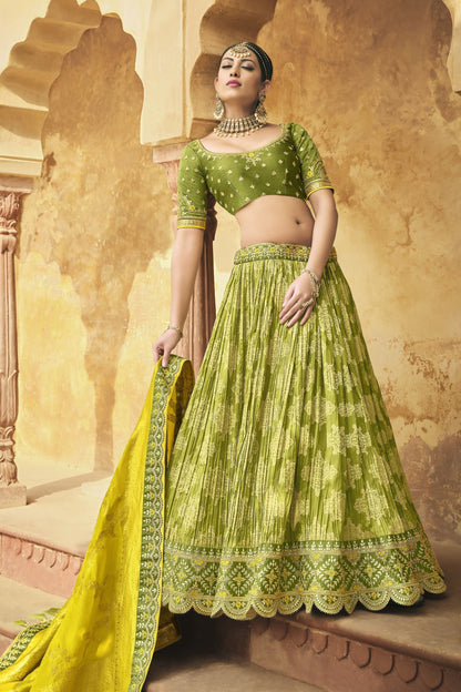 "Lehengas made for Indian functions across the USA."
