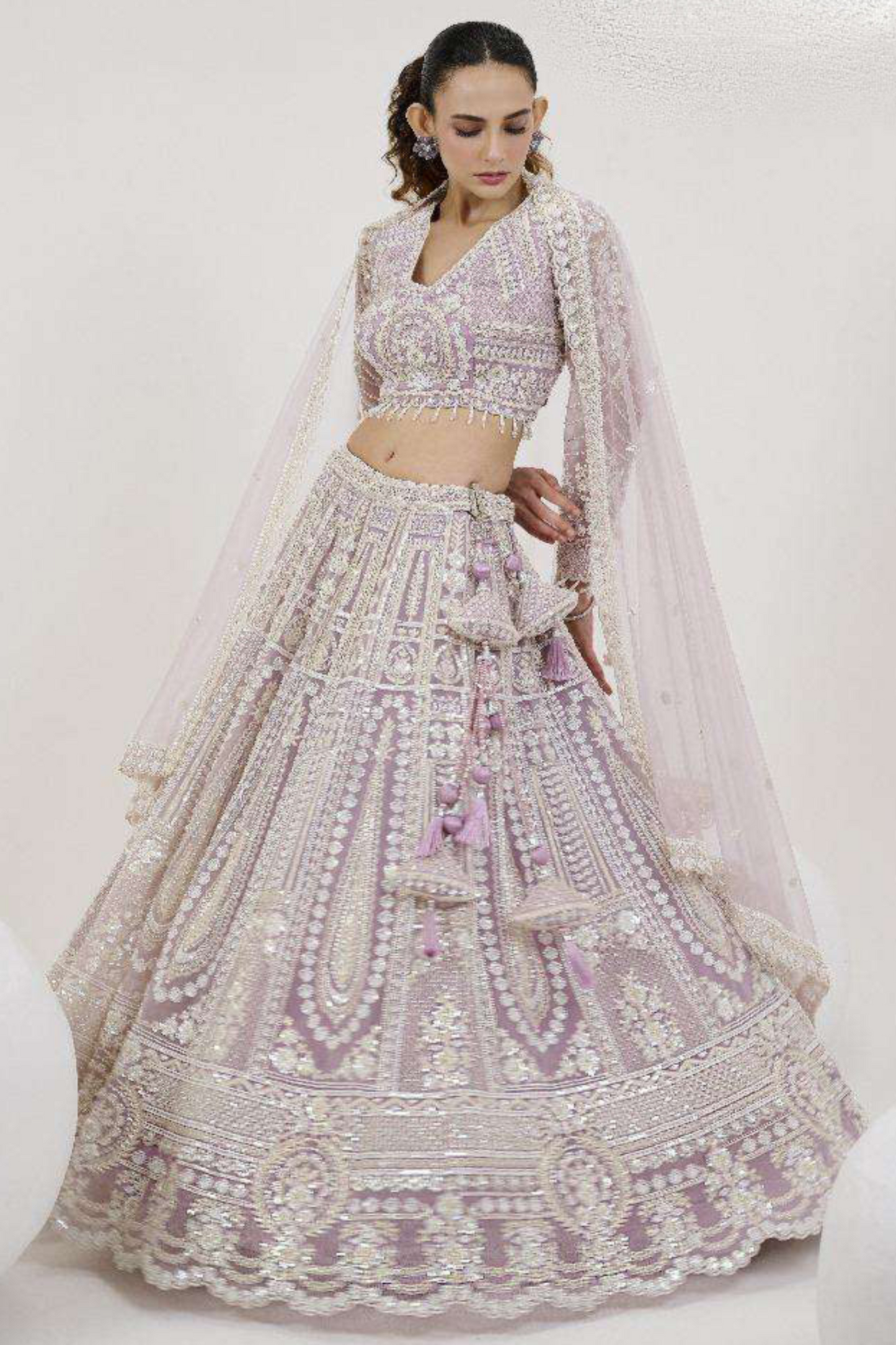 "Gorgeous lehengas for Indian events in the U.S."
