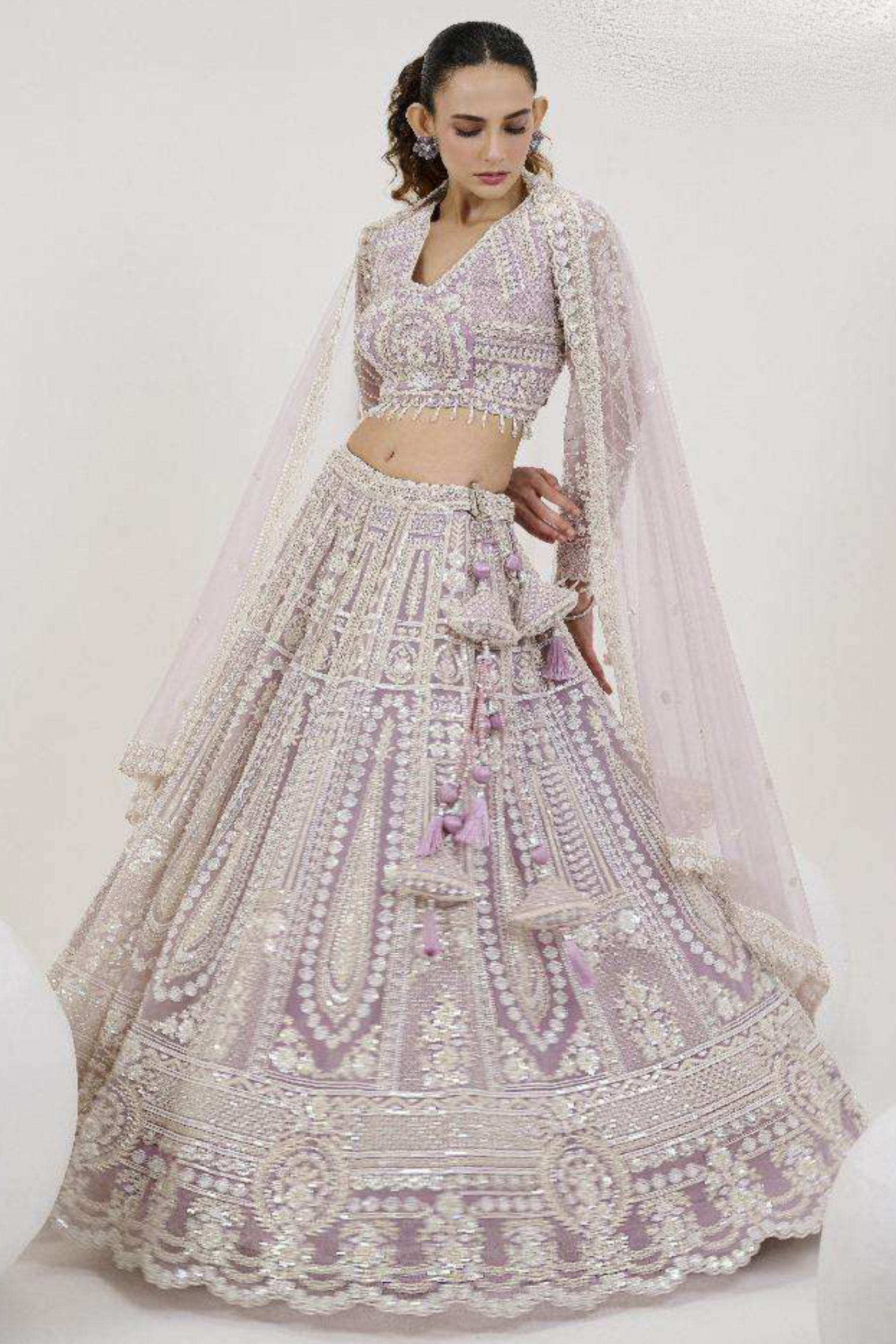 "Gorgeous lehengas for Indian events in the U.S."
