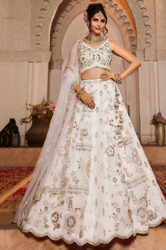 "Cultural event lehengas for Indian families in America."
