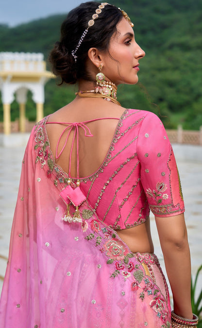 "Desi lehengas for American celebrations."
