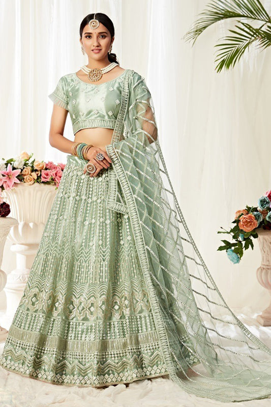 "Lehengas designed for Indian culture in the USA."
