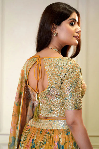 "Celebrate Indian roots in the U.S. with our lehengas."
