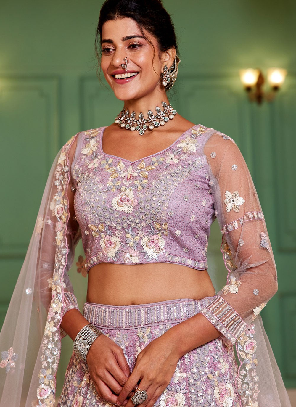 "Lehengas to light up any cultural event in the USA."
