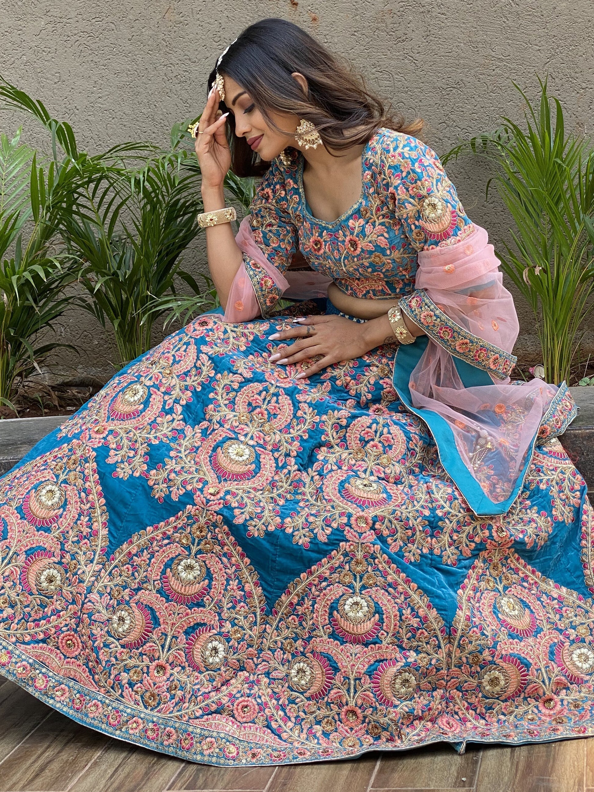 "Desi-style lehengas for every event in the USA."