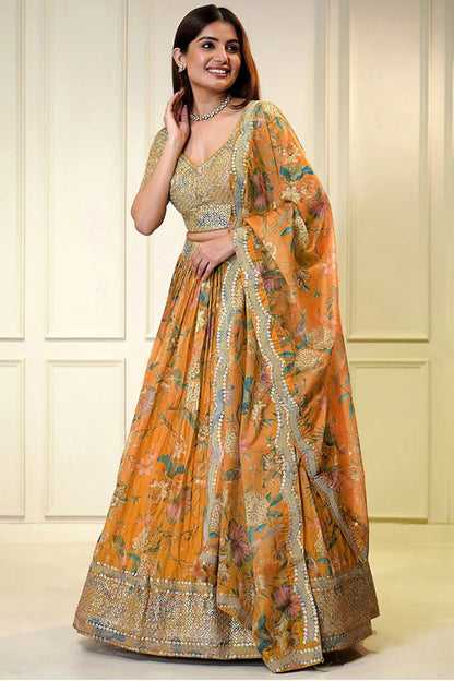 "Celebrate Indian roots in the U.S. with our lehengas."
